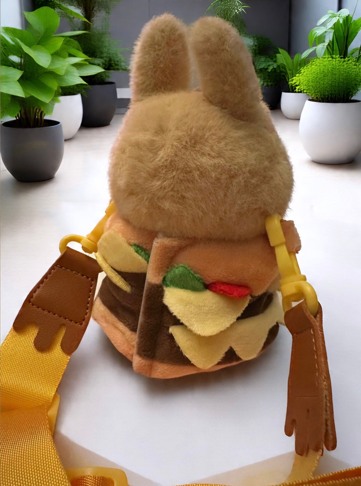 Hamburger Outfit w/ Removable Straps