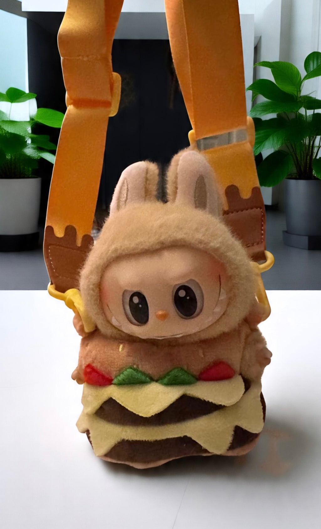 Hamburger Outfit w/ Removable Straps