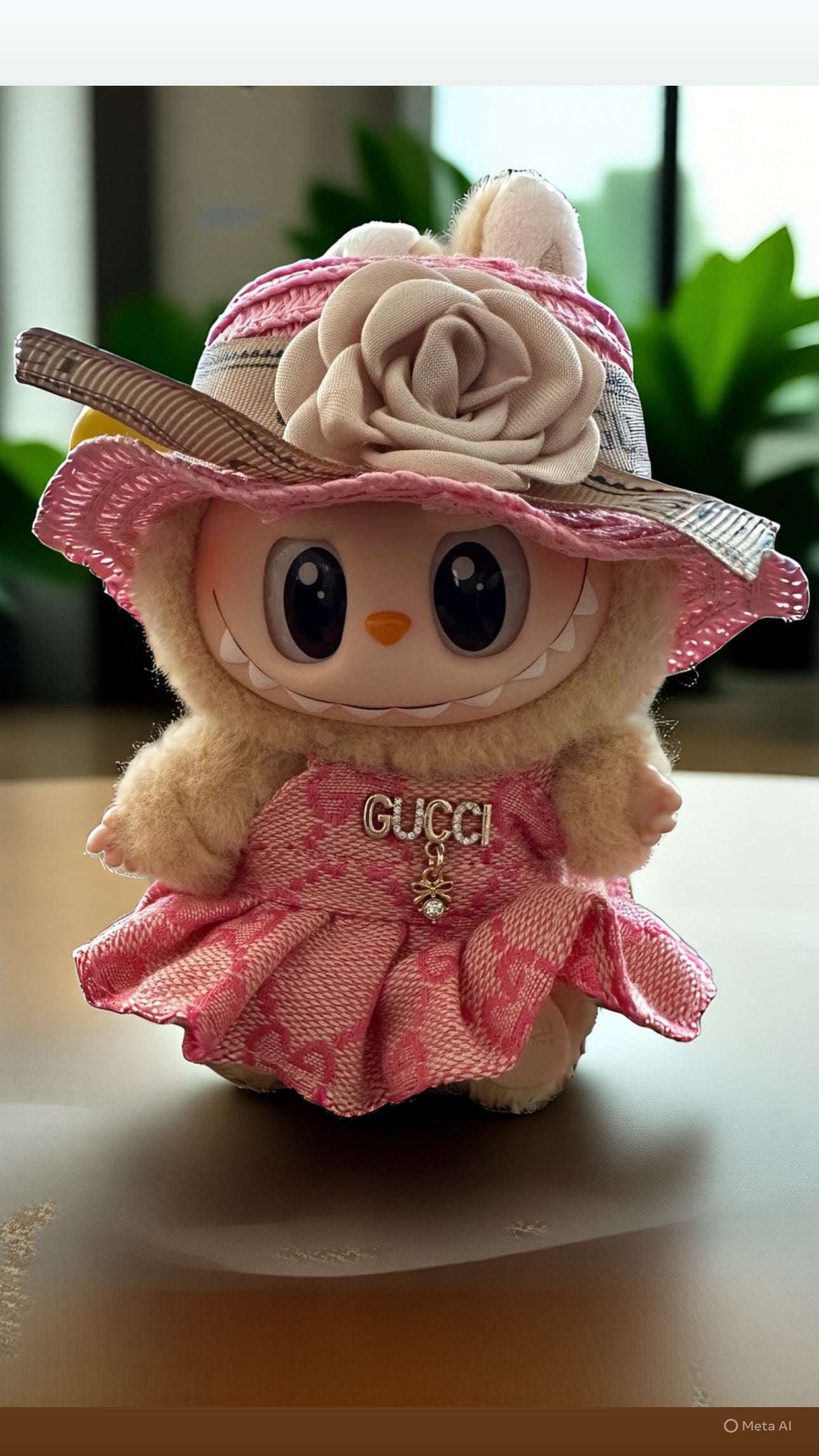 GG Hat and Dress - Pink